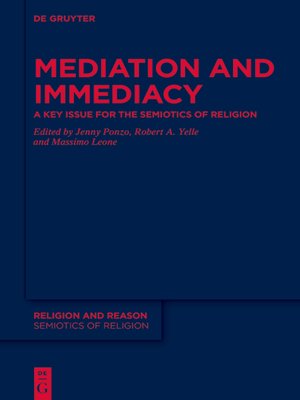 cover image of Mediation and Immediacy